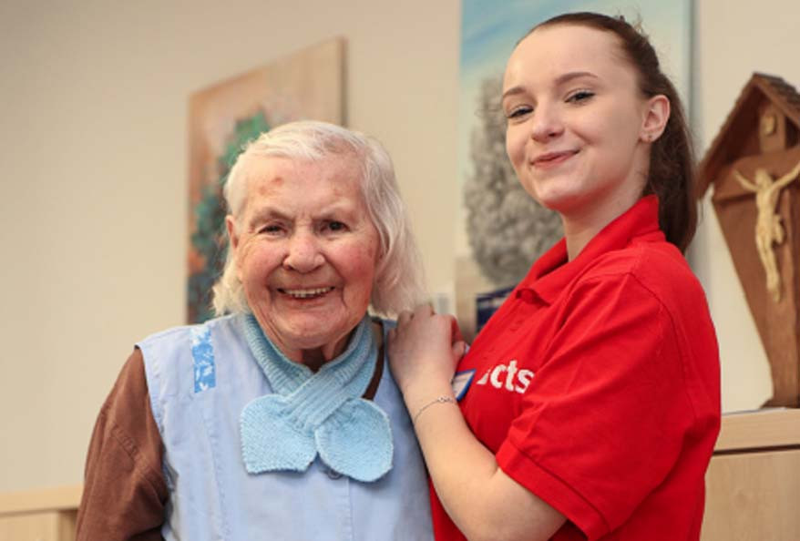 Nastasia Totoraitis, Auszubildende im Caritas SeniorenHaus St. Irmina